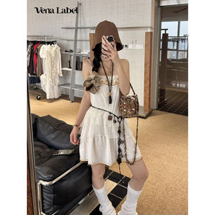 Vena Label 26SS 重工刺绣吊带上衣  钉珠刺绣短裤