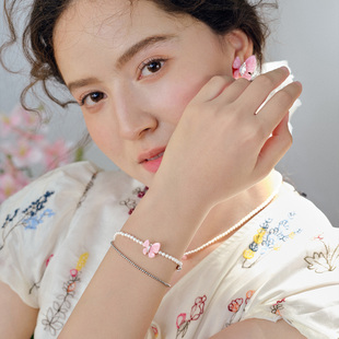 【新品】abyb仿珍珠多层手链靠近一点点优雅百搭轻奢生日礼物