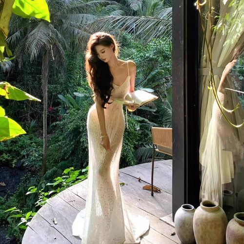 Tension Archive 「Debutante」马海毛蕾丝点形针织连衣裙