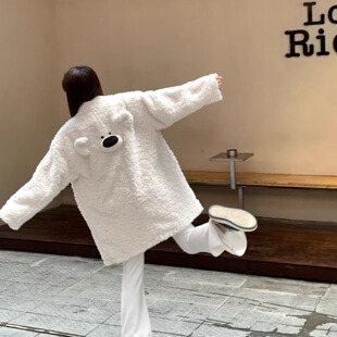 Doozoo系列 13DE 秋冬新款 2025AW 后背玩偶毛绒外套 MARZO