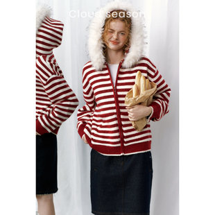 草莓大福条纹毛衣 2025AW Cloud Season