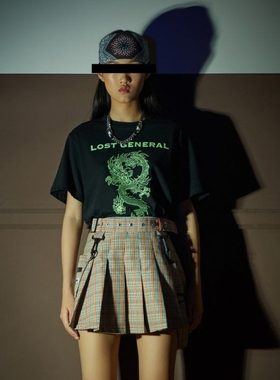 【清货折白S】LOST GENERAL龙纹T恤男女同款