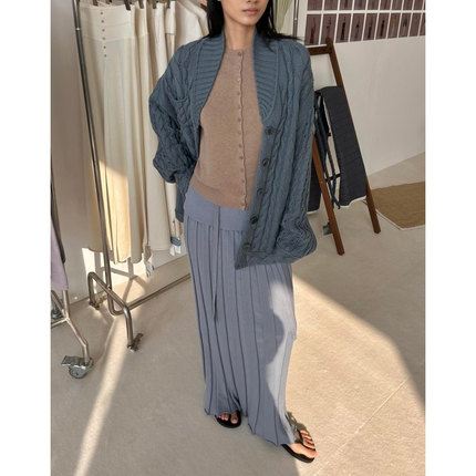 o cloche code 25年秋季 粗针绞花毛衣_100%美丽奴羊毛