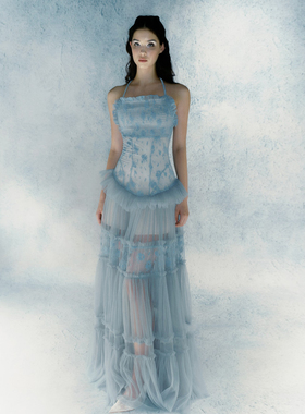 CAMEYLIU  2026早春SS  新款蕾丝提花连衣裙