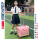 学生行李袋住校轻便款 装 衣服被子旅行包带滑轮可折叠大容量拉杆包