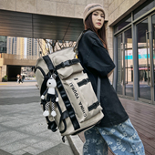 旅行双肩包女大容量户外登山背包运动滑雪包健身包女款 轻便行李包