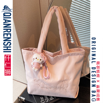 超百搭的大容量刺绣托特包~