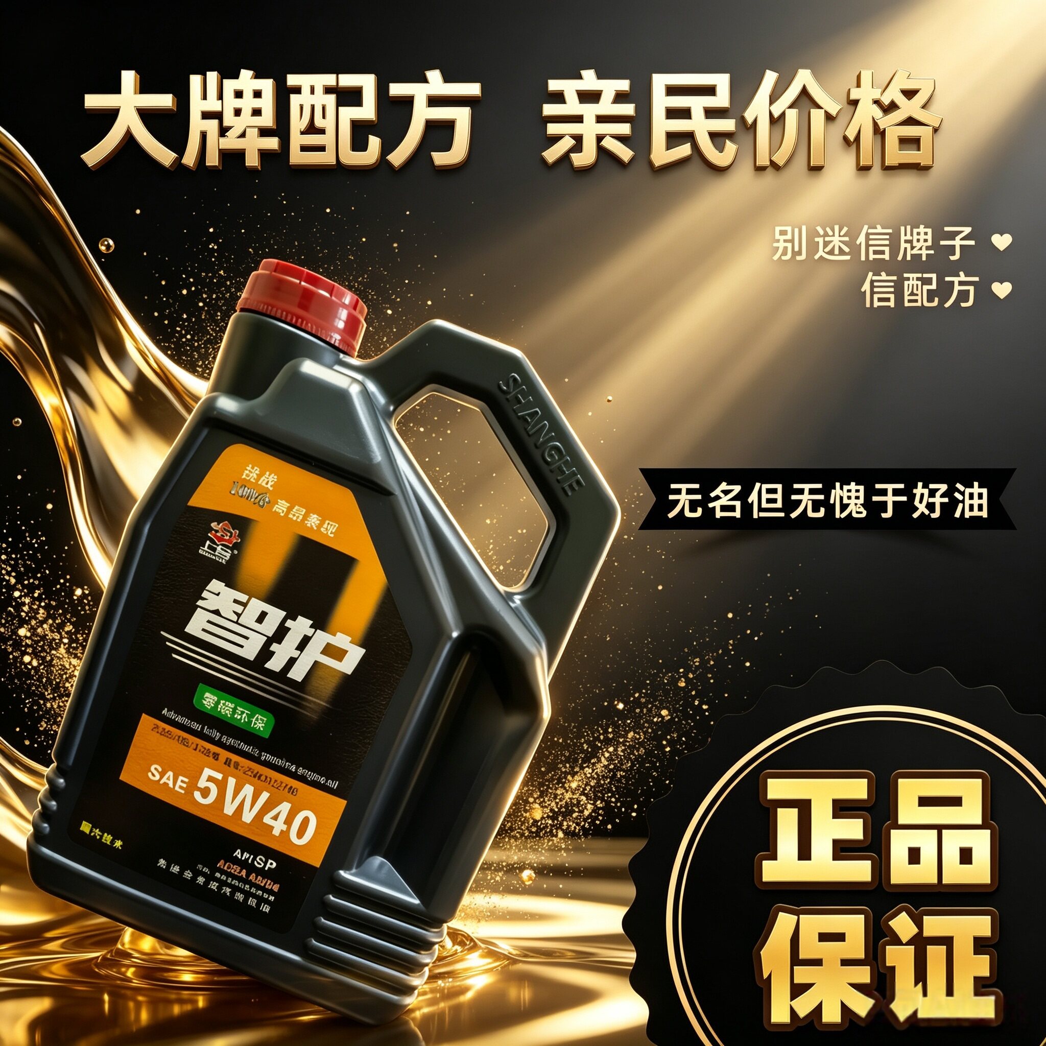 汽车机油全合成5W40SP级4汽机油