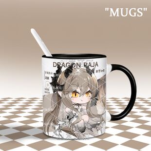 龙族周边卡塞尔之门绘梨衣夏弥零Q版动漫马克杯礼物宿舍杯牛奶杯