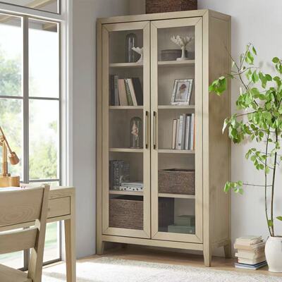 美式复古实木高塔书柜书房置物