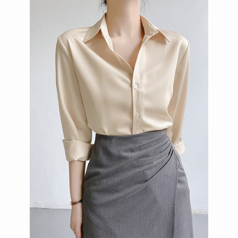 晶巴茵宽松韩版单排多扣长袖其他