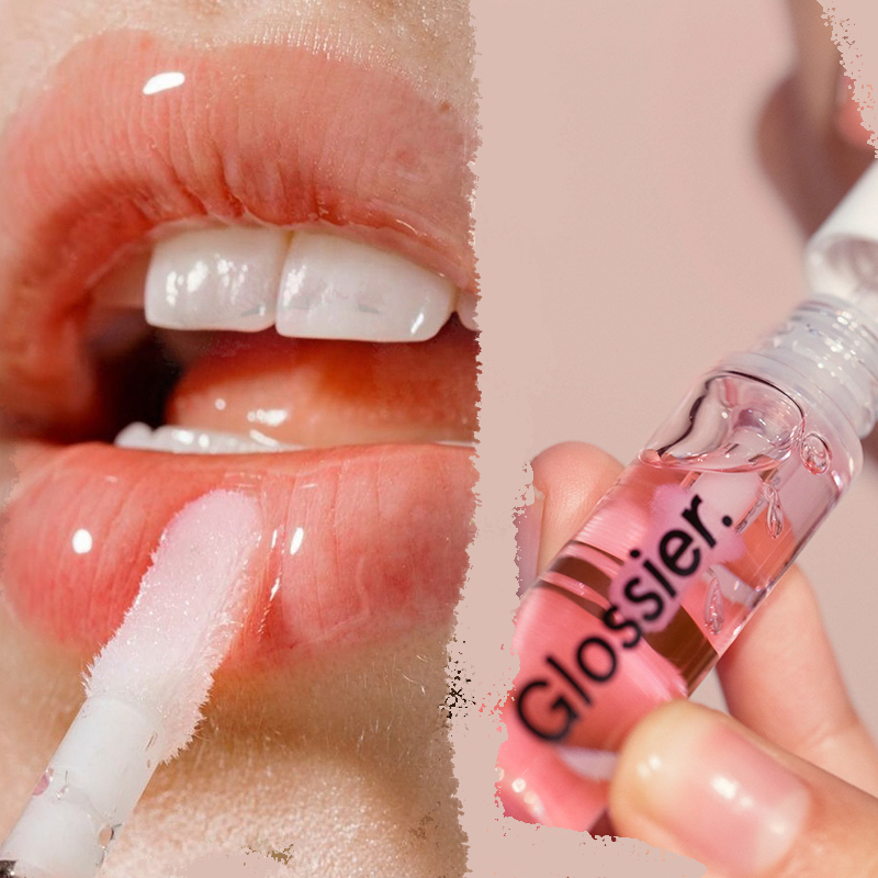 现货ins风 Glossier Lip Gloss唇蜜唇彩滋润丰唇  red Clear透明 彩妆/香水/美妆工具 唇彩/唇蜜/唇釉/唇泥 原图主图