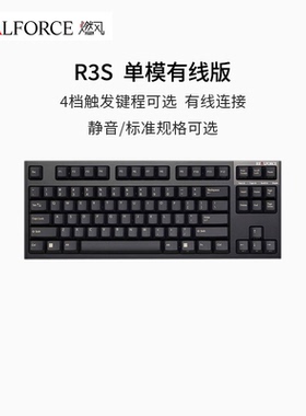REALFORCE 燃风 R3S有线版静电容键盘 作者程序员码字游戏竞技