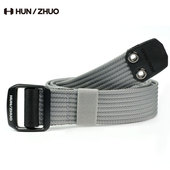 混着HUNZHUO男皮带户外运动徒步尼龙带鸟家平替帆布编织战术腰带
