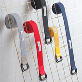 年轻人牛仔裤 帆布腰带 皮带男潮军训工装 本命年红色青年裤 带女男士