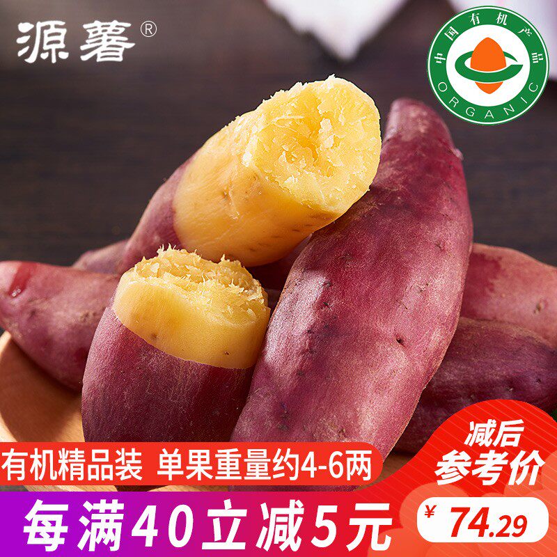 源薯海头地瓜沙地有机粗粮日式板栗薯现挖地瓜新鲜红薯 精品装5斤
