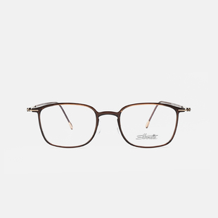 Silhouette诗乐眼镜架方形钛架男女款近视眼镜框超轻可配镜片2926