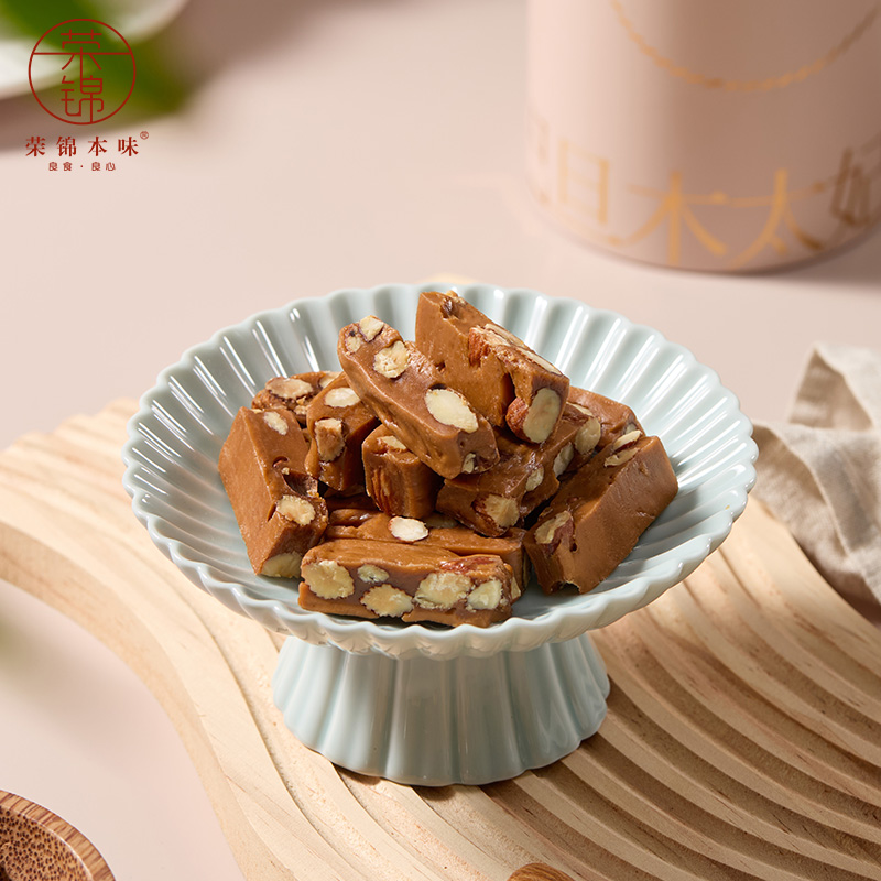 【胡可推荐】荣锦本味海盐巴旦木太妃糖办公室休闲酥脆低糖