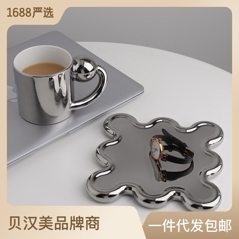 贝汉美ins马克杯创意星球杯套装陶瓷咖啡杯克莱因蓝情侣杯子