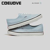 款 学生休闲鞋 帆布鞋 情侣板鞋 女低帮鞋 COEUOVE安纳海姆天空蓝经典