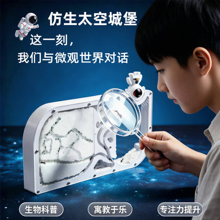 超大号太空蚂蚁城堡生态蚁巢盒子宠物生态箱仿生蚂蚁工坊庄园别墅