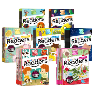 盖世童书 Booklife Readers英语自然拼读解码书 点读版 英语教材绘本0-3岁分级阅读图书 少儿英文学习支持小怪兽5G点读笔点读