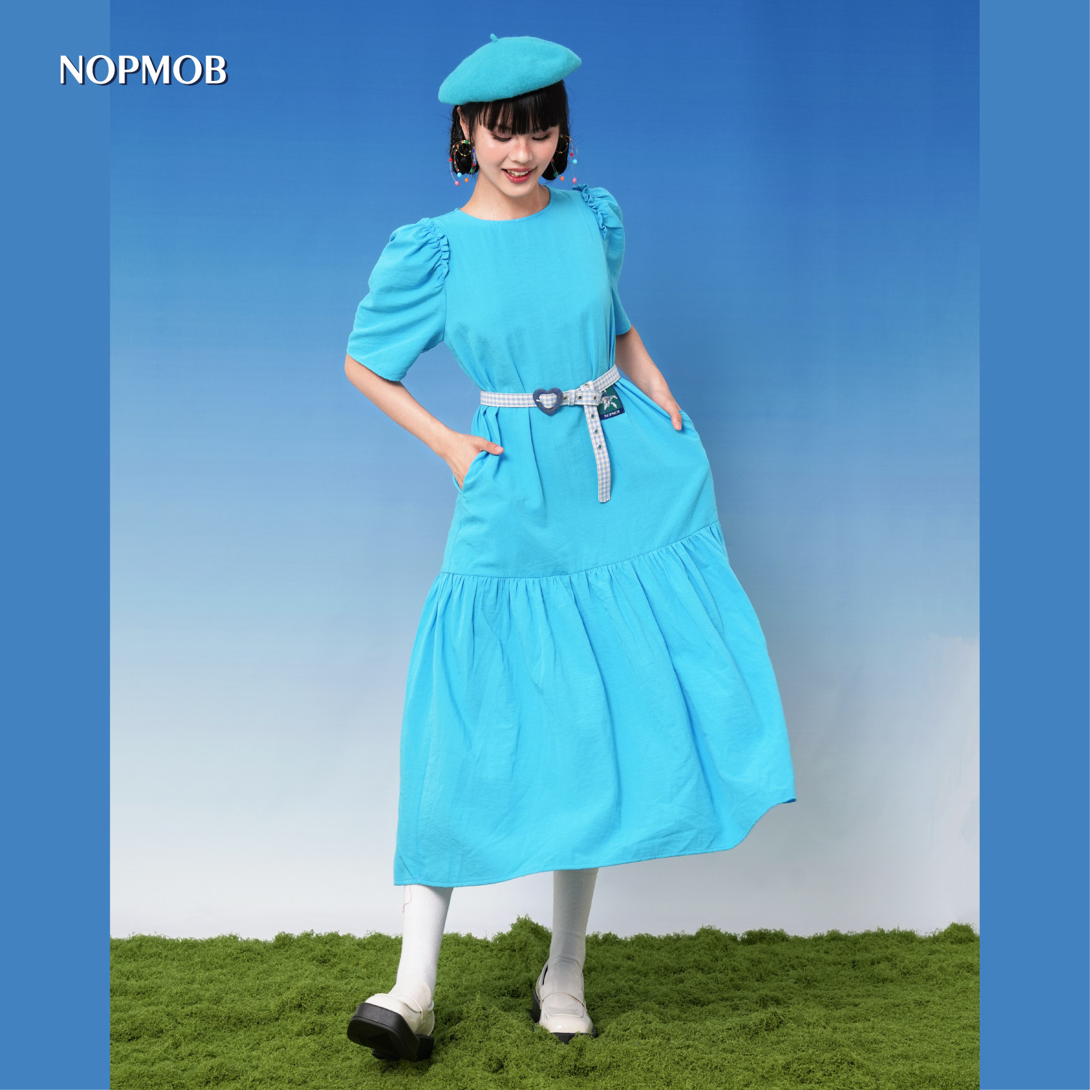 NOPMOB昭和复古少女连衣裙
