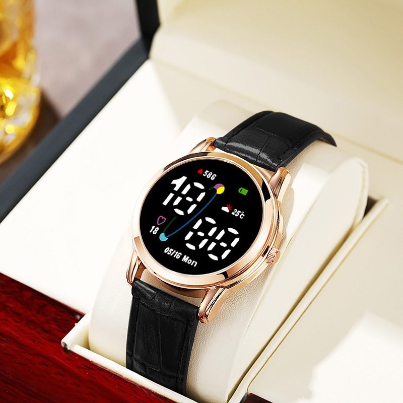 新款多功能高颜值气质时尚手环高端LED夜光数字式电子手表Y23