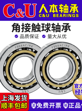 人本角接触球轴承7303 7304 7305 7306 7307 7308 7309 7310AC/P6