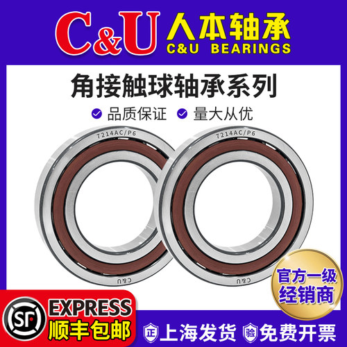 人本角接触球轴承7204 7205 7206 7207 7208 7209 7210 7211AC/P6