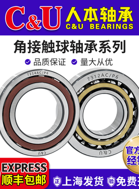 人本角接触球轴承7303 7304 7305 7306 7307 7308 7309 7310AC/P6