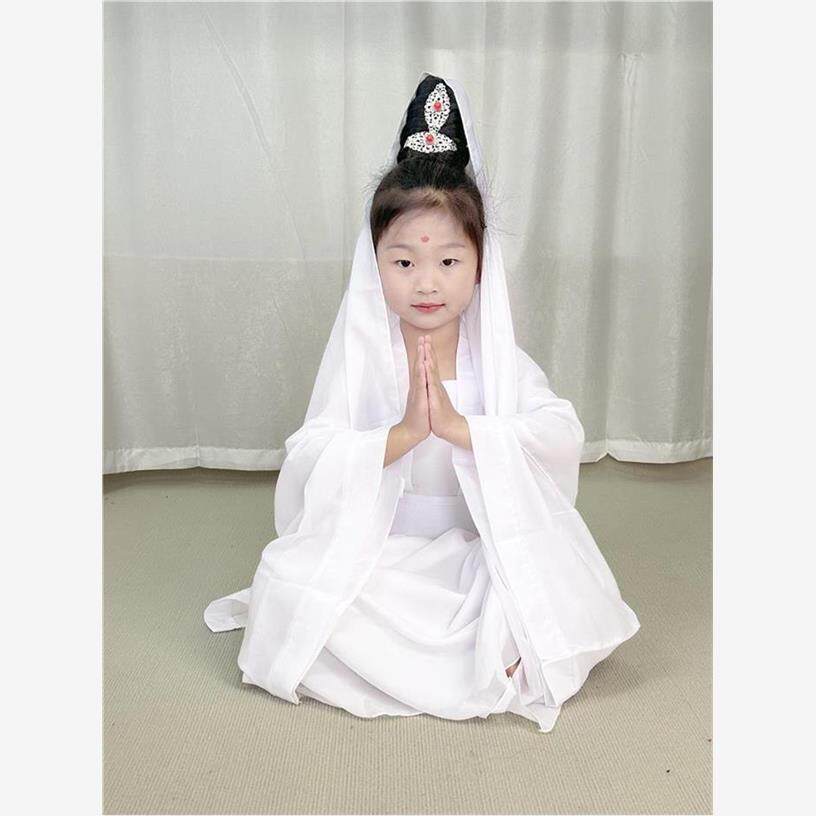 如来佛祖观音服装儿童西游记道具全套舞台戏服观世音菩萨表演出服