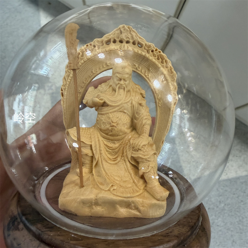 新款桧木木雕阿弥陀佛净瓶观音关公财神大日如来车载饰品摆件