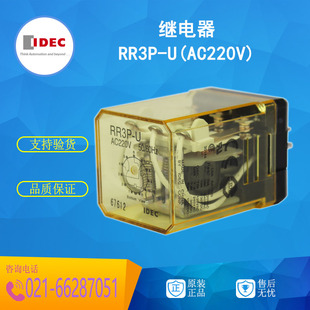 AC220V50 原装 日本和泉IDEC中间继电器RR3P 60HZ 正品