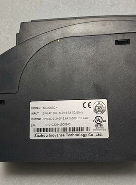 INOVANCE变频器 MD200S0.4 拆机件 成色