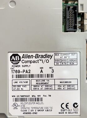 美国AB Allen Bradley 1769-PA2模块