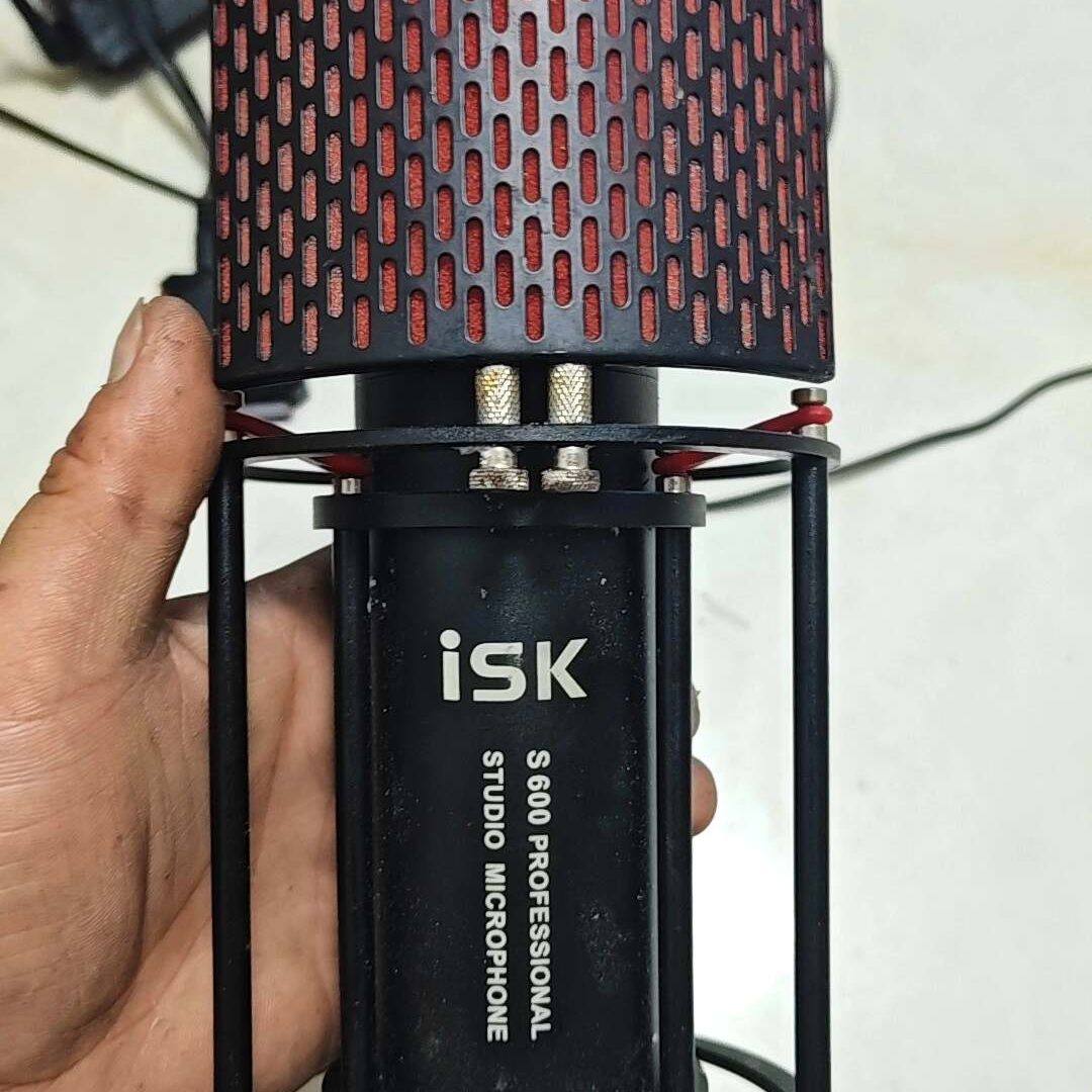 ISK S600专业电容麦克风 全金属火箭筒造型 支持5V和