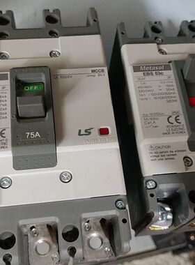LS产电ABS103c 3P75A EBS53C  50A塑