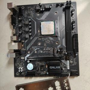 影驰 A320M  龙将 ver1.0 拆机主板 带挡板
