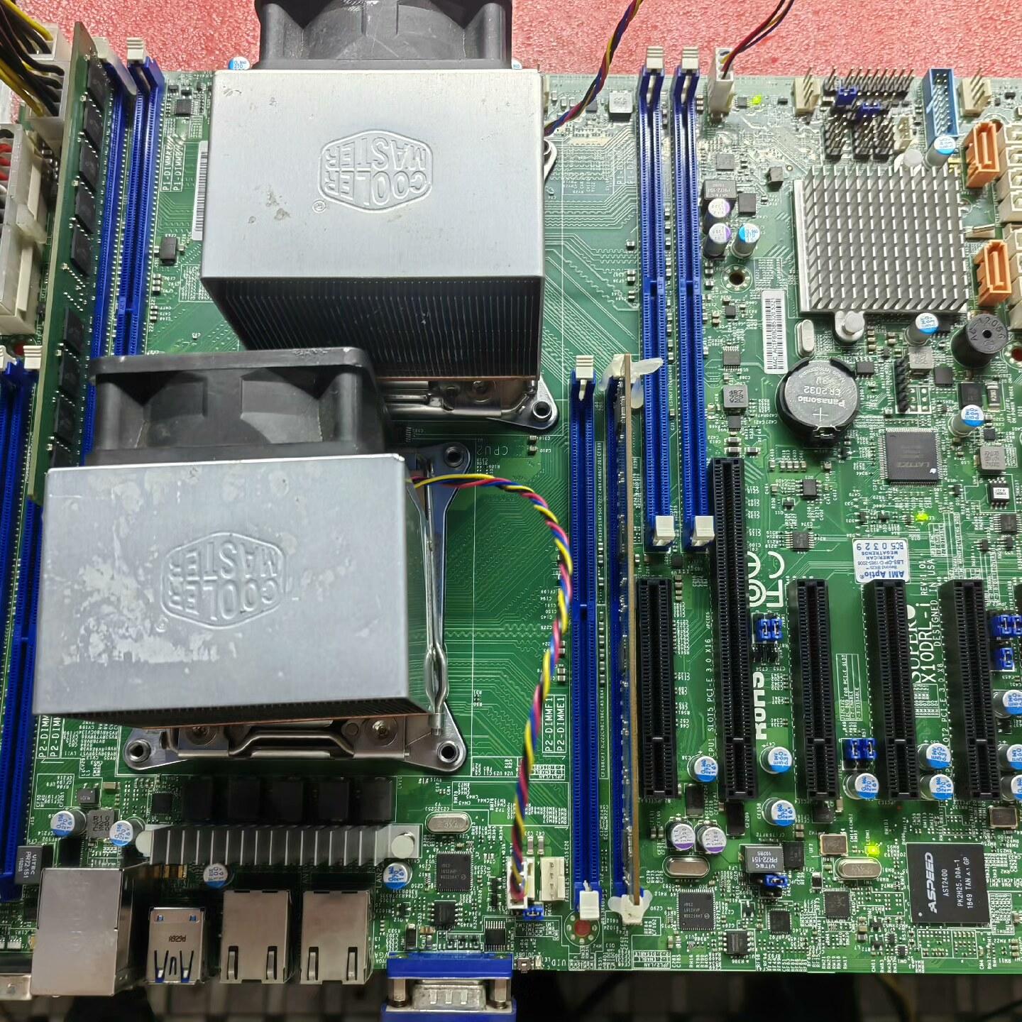 拆机 超微 X10DRL-i 服务器主板 x99双路主板