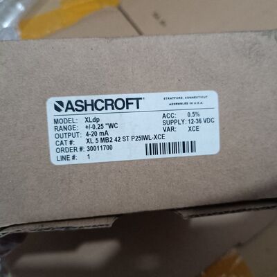 雅斯科 ASHCROFT 微差压变送器XLdp。