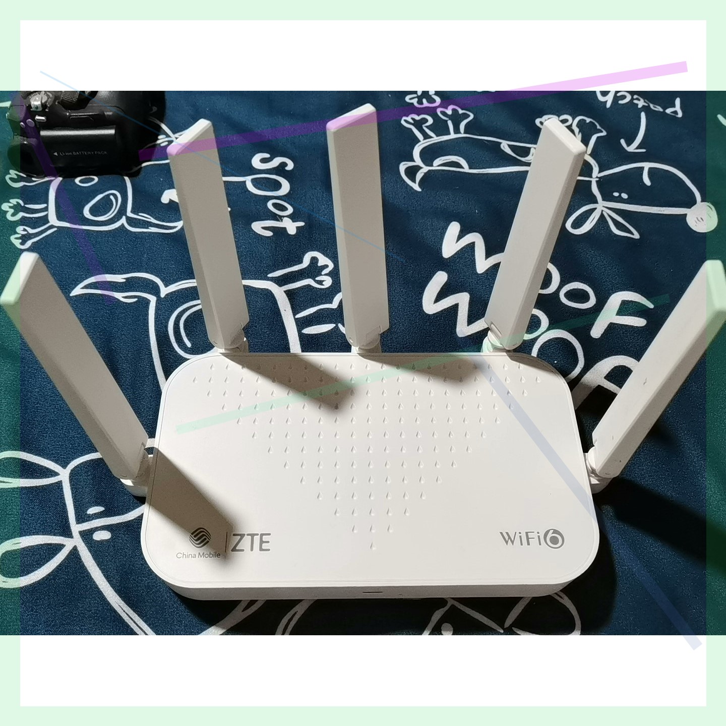 ZTE2633 WiFi6千兆双频路由器 成色轻微使用痕