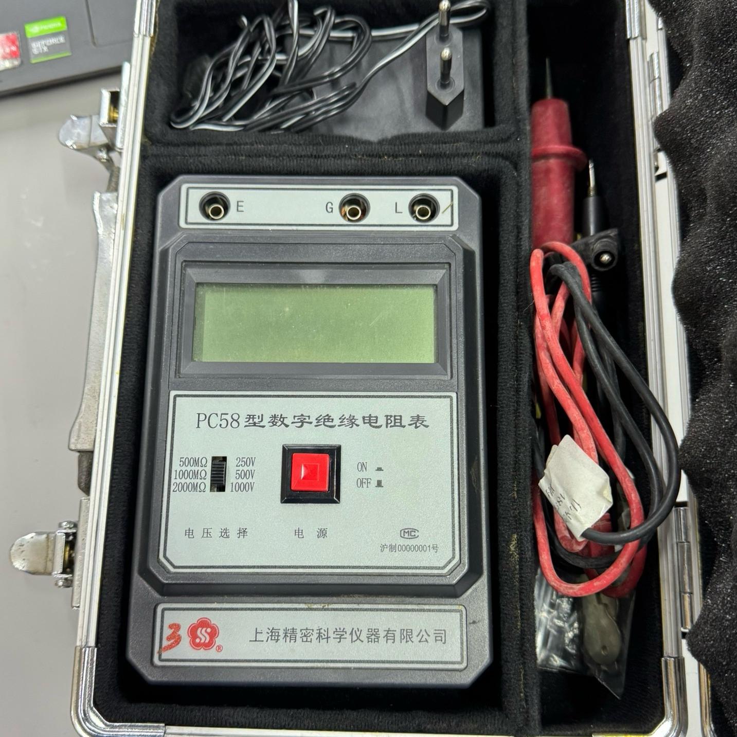 PC58型数字绝缘电阻表 实图拍摄 有需要的拍 功能包好