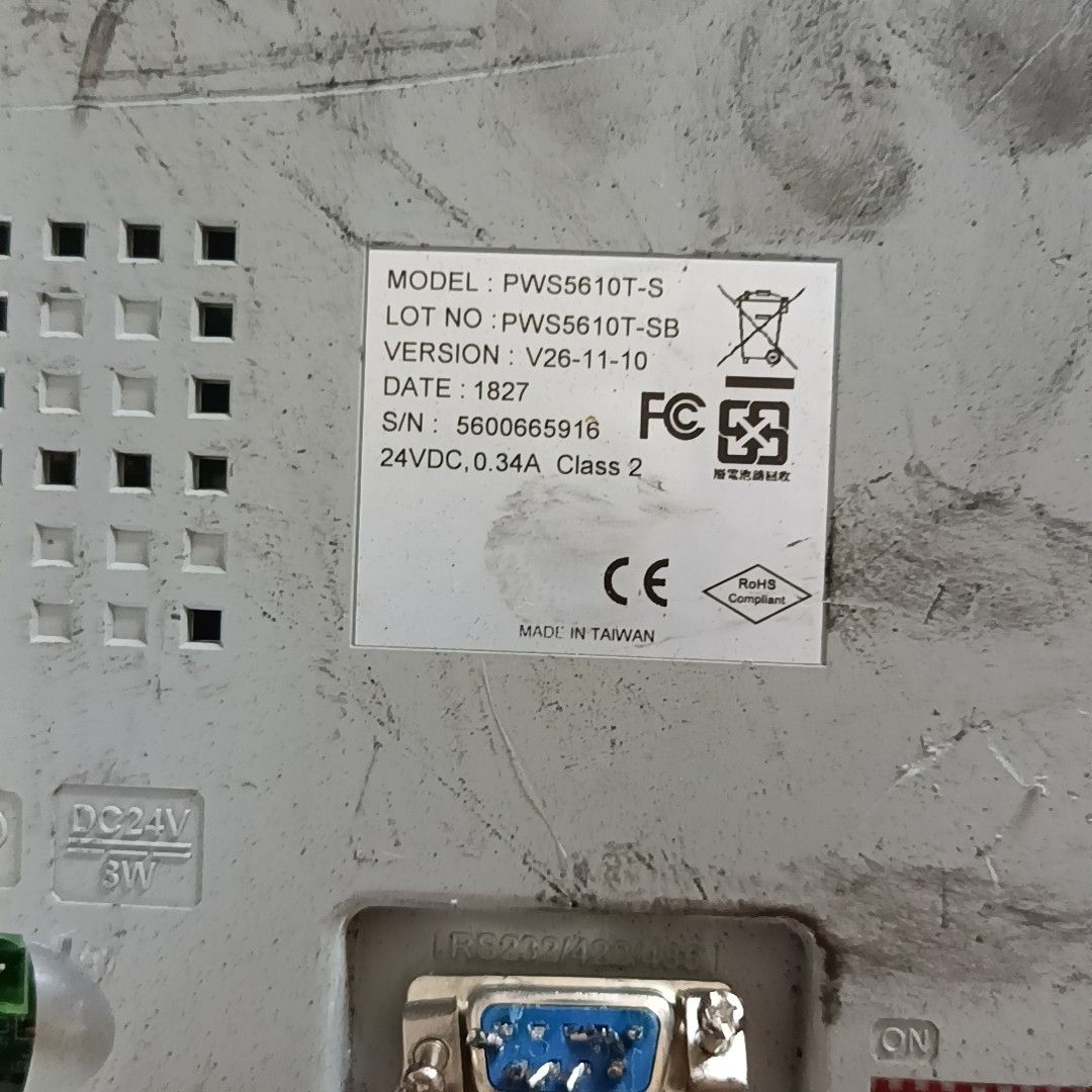 海泰克PWS5610T-S触摸屏   拆机