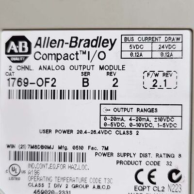 1769-OF2裸机成色漂亮功能齐全