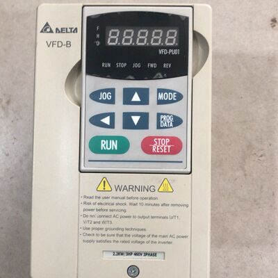 拆机台达变频器VFD022B43B 2.2KW功率 380V