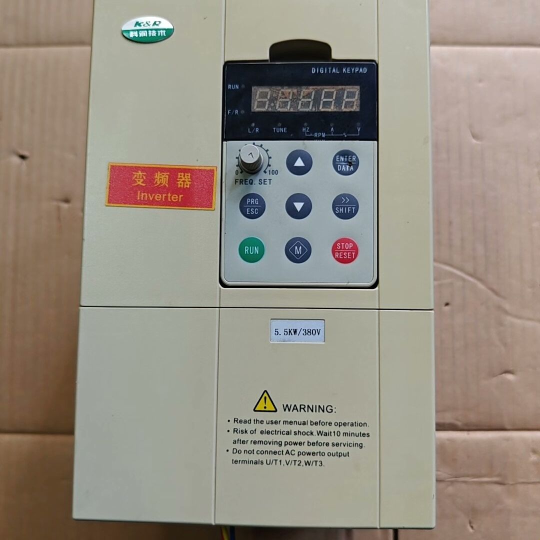 科润变频器ACD320-4T5.5B-DK  确认键按不了