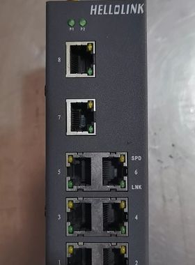 上海欧辰 HELLOLINK 8口工业交换机