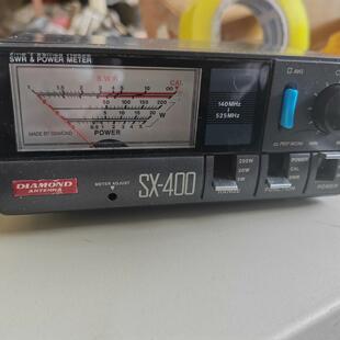 钻石表SX-400驻波功率表 拆机件 实物图 旋钮处有裂