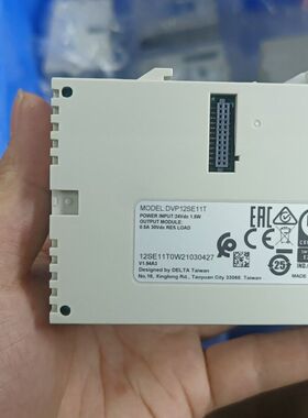 台达PLC拆机DVP-12SE11T 24VDC供电 端
